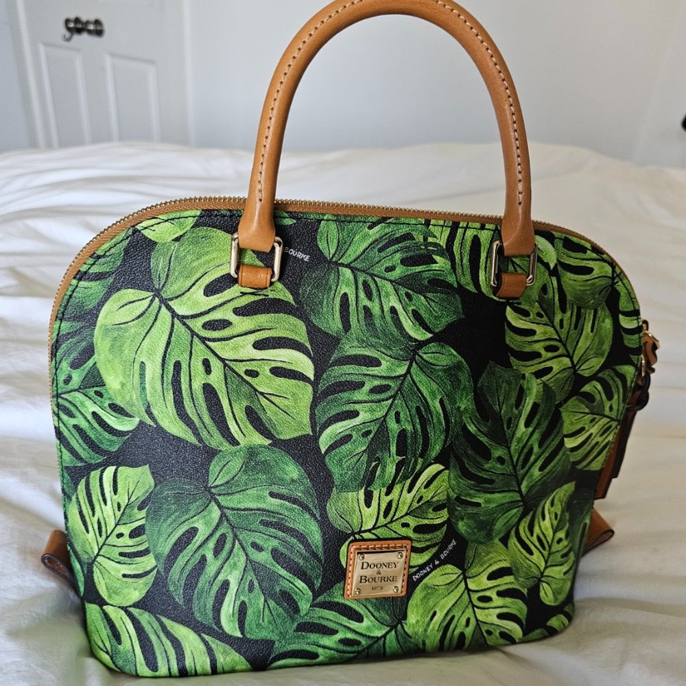 Dooney & Bourke Monstera Purse - Handbag - Zip Satchel